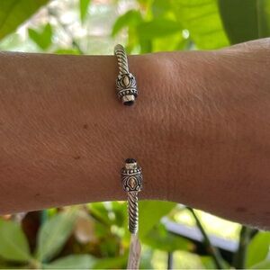 SS/18KT Bali Icon Amethyst bangle